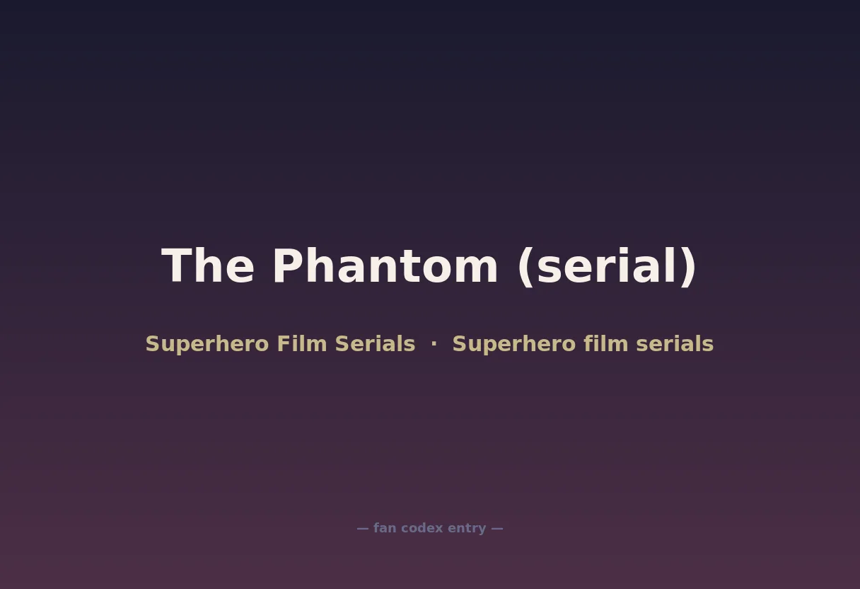 The Phantom (serial)