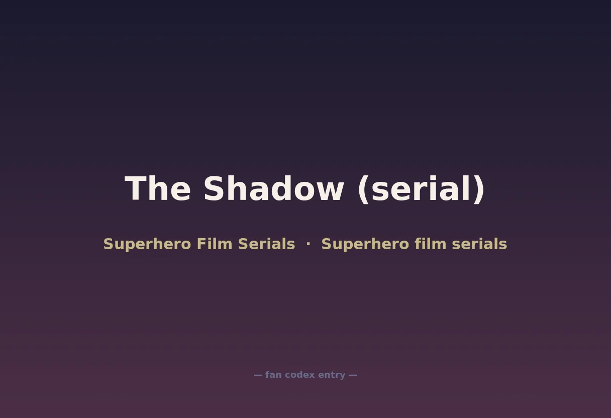 The Shadow (serial)